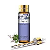 PHATOIL Muskatellersalbeiöl 10ml, Ätherische Öle Salbei für Diffuser, Ätherisches Öl Salbeiöl Naturrein Reine für Aromatherapie Duftlampe, Luftbefeuchter, Kerzen