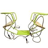 Loggyland Doppelschaukel Schiffsschaukel Schaukel für 2 Kinder (apfelgrün)