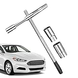 Generisch 4-Fach Radkreuz,4-Wege Nussknarre - Verlängerter Rutschfester Steckschlüssel Abnehmbares Radwechsel Werkzeug für Reifenwechsel