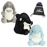 Aurora Palm Pals Aquatic Bundle: Chomps Shark, Clicks Dolphin und Juneau Orca