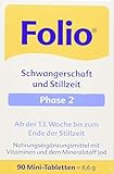 SteriPharm Pharmazeutische Produkte Folio 2 filmtabletten, 8.6 g, 90 Stück (1er Pack)