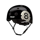 Melon Fahrradhelm »8 Ball« für Damen, Herren und Kinder | Leichter & sicherer urbaner Cityhelm mit Magnetverschluss, individuell anpassbar in schwarz | Größe M-L (52–58cm)