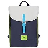 Johnny Urban Rucksack Kinder Mädchen & Jungen Grün - Junior Liam - Kinderrucksack mit Brustgurt - Aus recyceltem Material - Ab 3 Jahre - 7L - Wasserabweisend