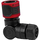 Toolcraft 2302358 Schlauch-Winkelverbinder 13 mm (1/2) Ø, Rot, Schwarz