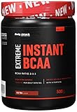 Body attack Extreme Instant BCAA - 500 g - Ice Tea Lemon - Made in Germany - Gut lösliches, veganes BCAA Pulver im Verhältnis 2:1:1 - Zuckerfreie Aminosäuren für intensives Training - Mit L-Leucin