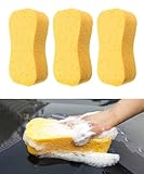 Flaconi 3PCS Schwamm Auto,Autoschwamm,Auto Schwamm,Putzschwamm,Autowaschschwamm, Autoschwamm Aussen,Waschschwämme für Autos,Waschschwamm Auto,Geeignet für für Autos,Boote,Wohnwagen,Motorräder