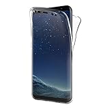 AICEK Samsung Galaxy S8 Hülle, 360° Full Body Transparent Silikon Schutzhülle für Samsung S8 Case Crystal Clear Durchsichtige TPU Bumper Galaxy S8 Handyhülle (5,8 Zoll)