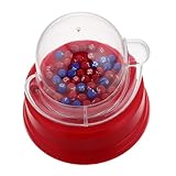 Gogogmee Elektrische Tragbare Lotto ballmaschine mit Schnellem Ziehmechanismus Vielseitig für Familien Kinderspiele Kompakt und Leicht für Drinnen und Draußen Fördert Spaß und Spannung bei