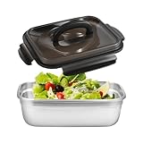 Vakuumbox für Lebensmittel, Vakuum-Gemüsebox mit Griff | Obstaufbewahrungswerkzeug mit großer Kapazität, wasserdichter Küchenbehälter für Mariniervorgänge