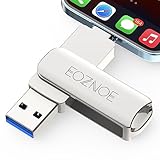 EOZNOE USB Stick für iPhone 64GB,High Speed USB 3.0 iPhone Flash Laufwerk Externer Speicher zum mehr Fotos und Videos, Metalle Foto Stick Speicherstick für iPhone/ipad/Android/pc.