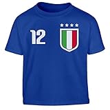 Italien Trikot EM 2024 - Fußball T-Shirt für Jungen, und Herren - Kinder Geschenk - Italia Fanartikel