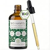 Bio Hanföl für Hunde und Katzen 100ml I 100% Natürlich und Kaltgepresst - Unterstützung für Fell & Haut durch Omega 3-6-9, DE-ÖKO-060