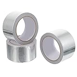 TOKIDNY 3St Folienband Reparaturband Silberband Klebeband strapazierfähig wasserdicht klebeband abdichten sealing tape Klebeband für Dachreparaturen Dichtungsband Aluminiumfolie Silver