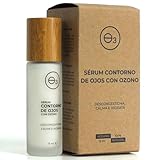 OZONO D'OR Augenserum mit Ozon, 100 % natürliches BIO, reduziert Augenringe und Falten durch Verbesserung der Mikrozirkulation mit Ozon, Anti-Falten-Augenkontur für Damen und Herren, mit Roll-on