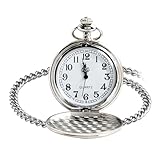 Taschenuhr Herren, Unisex Taschenuhr Mit Kette, Retro Quarz Taschenuhr, Klassische Herren-taschenuhr, Vintage Römische Ziffern Skala Quarz Taschenuhr, Retro Taschenuhr Herren Mit Kette