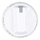 LUTH Premium Profi Parts Drehknopf Weiß kompatibel mit Amica 9042757 für Herd