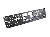 LAS EUFAB 17026 Kennzeichenhalter, universal, schwarz