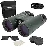 Celestron 71332 Nature DX 8 x 42 mm Ferngläser mit mehrfach vergütete Linse, BaK-4 Prismenlinse und Etui, Grün