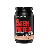 Body Attack 100% Casein Protein Cookies & Cream, 1er Pack (1 x 900 g)