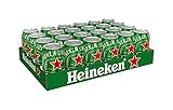 Heineken Pils Bier (24 x 0,33 l Dosen) - Dosenbier auf der Palette, 5% Alkoholgehalt, 100% natürliche Zutaten, erfrischend milder Geschmack