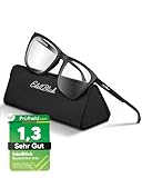 EdelBlick® Blaulichtfilter Brille Herren & Damen Grau - Effektiver Schutz Dank der stilvollen Blaulicht Brille für Büro & Computerarbeit - Blaulichtfilter bei der Arbeit mit edlem Design