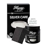 Hagerty Silver Care Silber Paste 185 g I Effiziente Polierpaste zur Reinigung & Pflege von Silber & versilbertem Metall I Silberputzmittel für angelaufene Silberwaren Teller Tabletts I inkl Schwamm