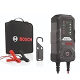 Bosch C30 Batterieladegerät, 3,8 Ampere, mit Erhaltungsladungs-Funktion - Autobatterie-Ladegerät für 6 V / 12 V Blei-Säure-, AGM-, EFB-, Gel-, und SLI-Batterien