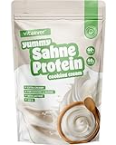 Yummy Sahne Protein - 450 g Beutel - Proteinreiche Koch- & Backzutat mit Molkenprotein - Ohne Zuckerzusatz & fettärmer als Sahne - Ideal zum Verfeinern von warmen Gerichten