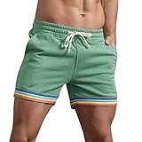 Generisch Auflösende Badehose, Badehose Herren Große Größen Badeshorts Boardshorts Bermuda Schwimmshorts Badehosen Männer Freizeit Swimming Shorts Bademode Kurz Schwimmhose Badeshort, Grün, 4XL