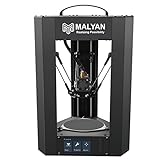 MALYAN M300 Mini Delta 3D Drucker - Fertig montierte FDM 3D Drucker für Kinder und Anfänger, MicroSD-Karte vorinstalliert mit druckbaren 3D Modellen, Druckgröße 110x120 mm