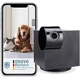 PetTec® Cam 360° Haustierkamera Hundekamera mit App [OHNE ABO-FALLE] - Katzen & Hunde Kamera Zuhause mit Bewegungserkennung & Nachtsichtfunktion - Full HD Rundumblick 360° Schwenken & Neigen - Pet Cam