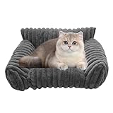 Missmisq Haustier Sofabetten - Haustier Sofa Für Kleintiere | Waschbares Katzen Und Hundesofa Für Wohnzimmer Schlafzimmer Zuhause Reise Bequemes Tierbett