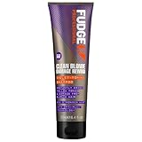 Fudge Professional Clean Blonde Damage Rewind Shampoo | Intensives violettes Tönungsshampoo für blondes Haar, Bond Repair-Technologie, sulfatfrei – 250 ml