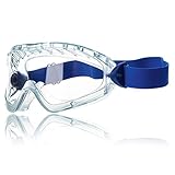 Dräger Schutzbrille X-pect 8510 | Beschlagfreie Vollsichtbrille auch für Brillenträger | Für Baustelle, Labor, Werkstatt | Kratzfeste und bruchfeste Polycarbonatscheibe | 1 St.