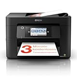 Epson Workforce Pro WF-4820DWF 4-in-1 Ink Multifunctional Device (Print, Scan, Copy, Fax, ADF, WiFi, Ethernet, NFC, Duplex, Single Cartridges, DIN A4), incl. 3 Months ReadyPrint Flex Ink Tariff, Black