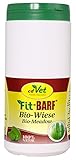 cdVet Naturprodukte Fit-BARF Bio-Wiese 700 g - Hunde - Bio-Kräuter-Kombination - Quelle für Mineralien, Vitamine und Spurenelemente - Basen-Regulation - Vitamine - Rohfütterung - BARFEN -