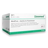 Verbandsmaterial Mullbinden 8cm x 4m – 20 Stück elastische Fixierbinde Bandage – latexfreie Binden Verband dehnbar