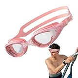 Schwimmbrille | Polarisierte offene Wasserbrille | Wege View Swim Shergle | Anti -Nebel -Schwimmbrille | Bequemer verstellbarer Riemen für Jugendliche Teenager Frauen Erwachsene