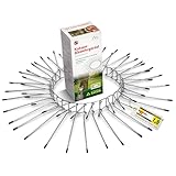 GARDIGO® Katzenabwehrgürtel I Katzenschreck Baumschutz I Bis 21 cm Durchmesser | Individuell anpassbar | Galvanisierter Stahl | Kletterschutz zur Katzenabwehr I Marderschreck Fallrohrschutz