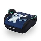 Bebeconfort Disney Manga i-Safe, Kindersitzerhöhung, Folgekindersitz Stitch Disney, 6–12 Jahre, 128–150 cm, 22-36 kg, Leicht, Einfache Gurtinstallation, Vollständig gepolstert, Authentic Stitch