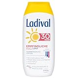 Ladival Empfindliche Haut Plus Sonnenschutz Lotion LSF Parfümfreie Sonnenlotion ohne Farb und Konservierungsstoffe wasserfest ml, Lichtschutzfaktor 30, 200 ml