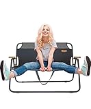 hdg Klappbank Campingbank James tragbar klappbar belastbar bis 150 kg 2 Sitzer Camping Sofa robust Klappstuhl Campingstuhl für 2 Personen