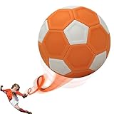 RuiDay Fussball Curve Ball,20cm Eva Gummi Swerve Ball Fußball,Curve Swerve Soccer Ball,Curveball Kurvenfußball,Fußballtraining Fussball Trainingszubehör,Spaß Football Toy (Fußball)