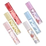 Baluue 6St Rollerball-Lippenöl natürliche Feuchtigkeitscreme für die Lippen Lippenöle Lippenöl Glanz Lipgloss-Öl lippenmaske lippenstifthülsen klarer Lipgloss Make-up für Teenager Plastik