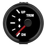 RiToEasysports Wasserdichtes Bootsform -Messgerät mit Rot (Schwarzes Zifferblatt schwarzer Lünette)