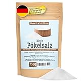 Pökelsalz, 750g Nitritpökelsalz, NPS Salz zur Herstellung von Fleisch- und Wurstwaren, feines Pökelsalz mit einem Natriumnitrit Anteil zwischen 0,4 – 0,5%