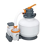 Bestway Flowclear Sandfilteranlage mit Zeitschaltuhr 5.678 l/h, 230 W, Weiß