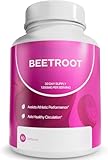 Organische Rübenwurzelkapseln - 1300 mg Rübenwurzelpulver hilft gesunde Zirkulation & Vitalität, Nicht -GMO, Rübenwurzelung - 60 Kapseln, 30 -Tage -Versorgung ,1pcs