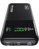 INIU Power Bank, 27000mAh 140W Power Bank Klein Aber Stark USB C Input & Output for Phone & Laptop, Externer Handyakkus für MacBook Pro Steam Deck iPhone 17 16 15 14 13 12 Pro Samsung S23 iPad etc