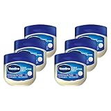 Vaseline Original Hautschutz, Hautpflege bei rissiger, trockener Haut und Ekzemen 6 x 50 ml